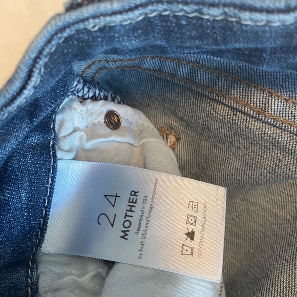 MOTHER Distressed Low Rise Jeans - Picture 4 of 4